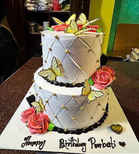 Two-Tier Designer Cake