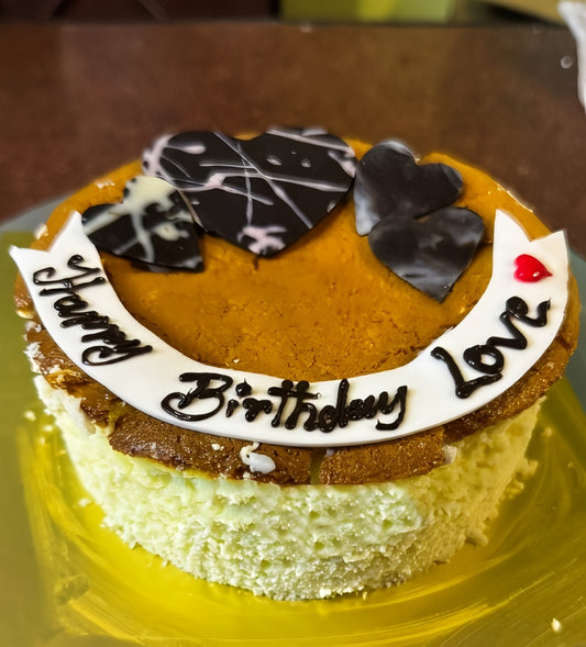 Classic Heart Baked Cheesecake